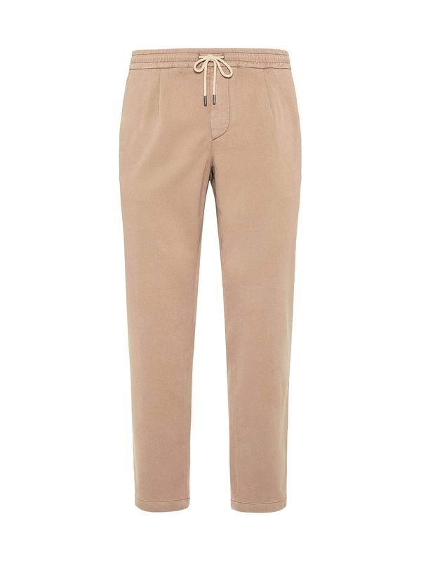 Boggi Milano Boggi Milano Hlače s naborima  taupe siva