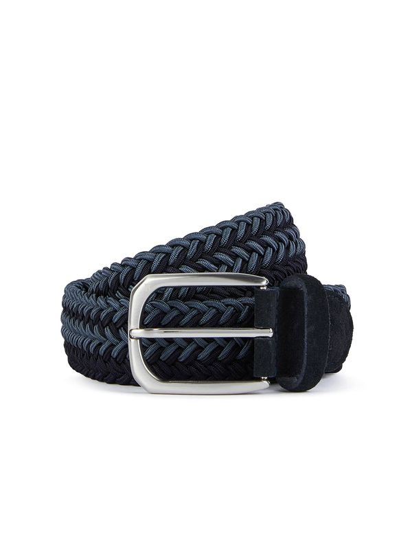 Boggi Milano Boggi Milano Remen 'Woven'  mornarsko plava