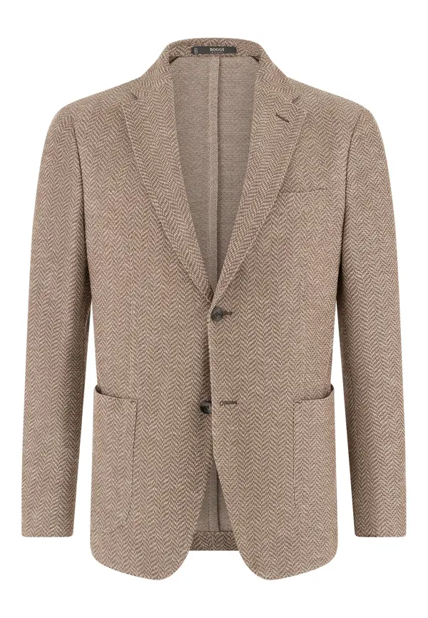 Boggi Milano Boggi Milano Sako  ecru/prljavo bijela / taupe siva