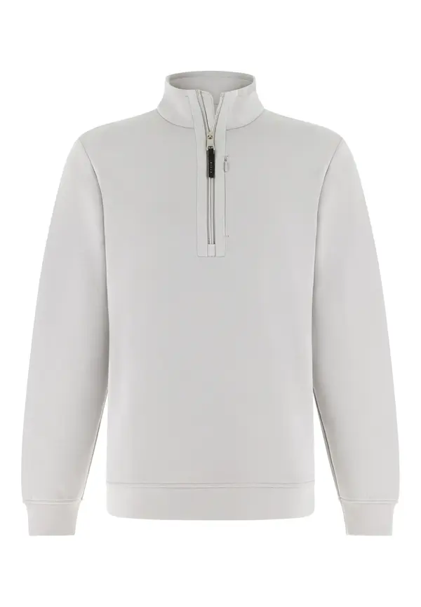 Boggi Milano Boggi Milano Sweater majica 'B Tech'  svijetla bež