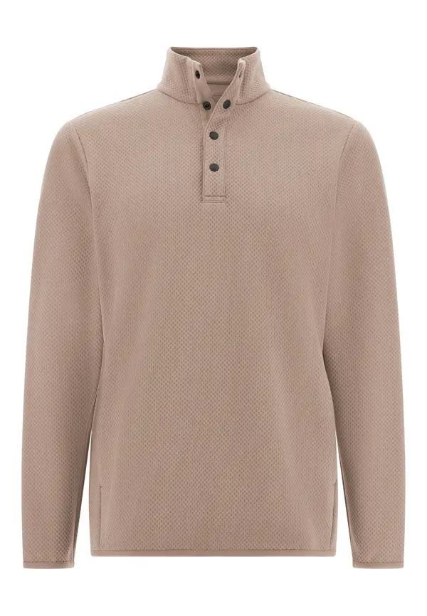 Boggi Milano Boggi Milano Sweater majica 'B Tech'  taupe siva