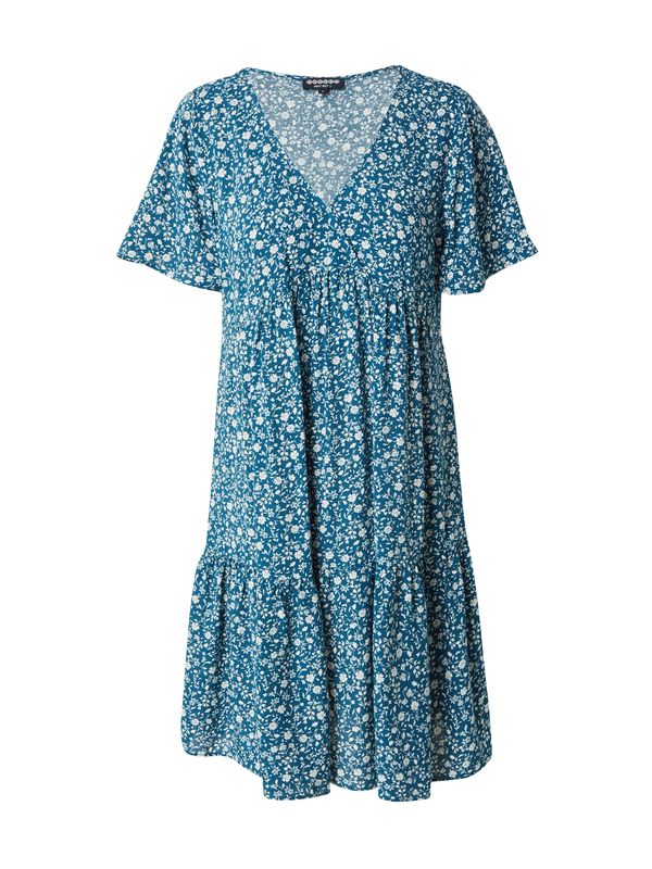 BONOBO BONOBO Haljina 'EVAFLOUROCF'  cijan plava / bijela