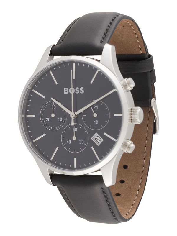 BOSS BOSS Analogni sat 'AVERY'  tamno plava / crna / srebro