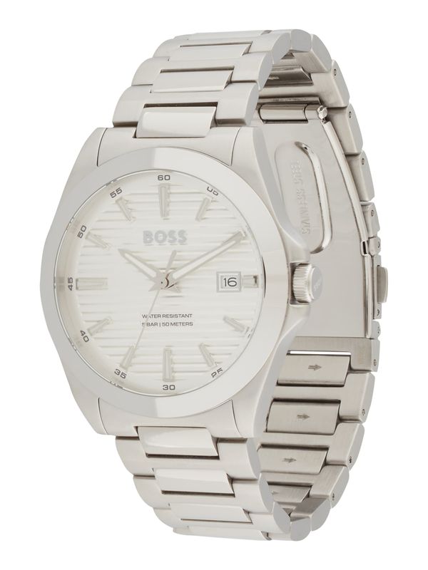 BOSS BOSS Analogni sat 'STRIKE'  srebro