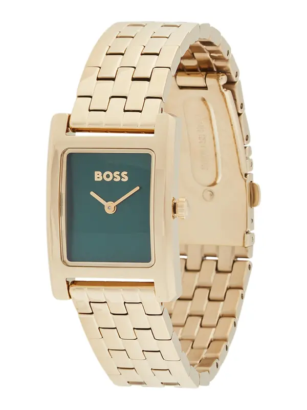 Boss BOSS Analogni sat  zlatna / smaragdno zelena