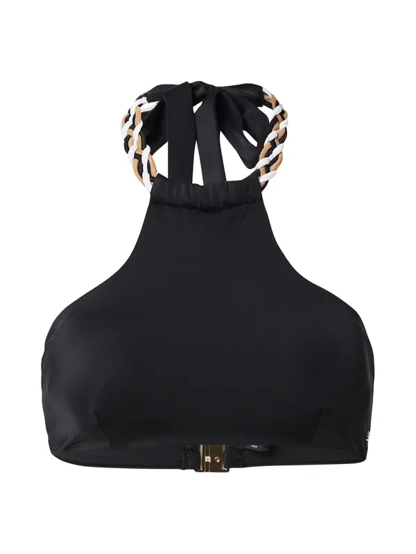 Boss BOSS Bikini gornji dio 'BRAID'  boja devine dlake (camel) / crna / bijela