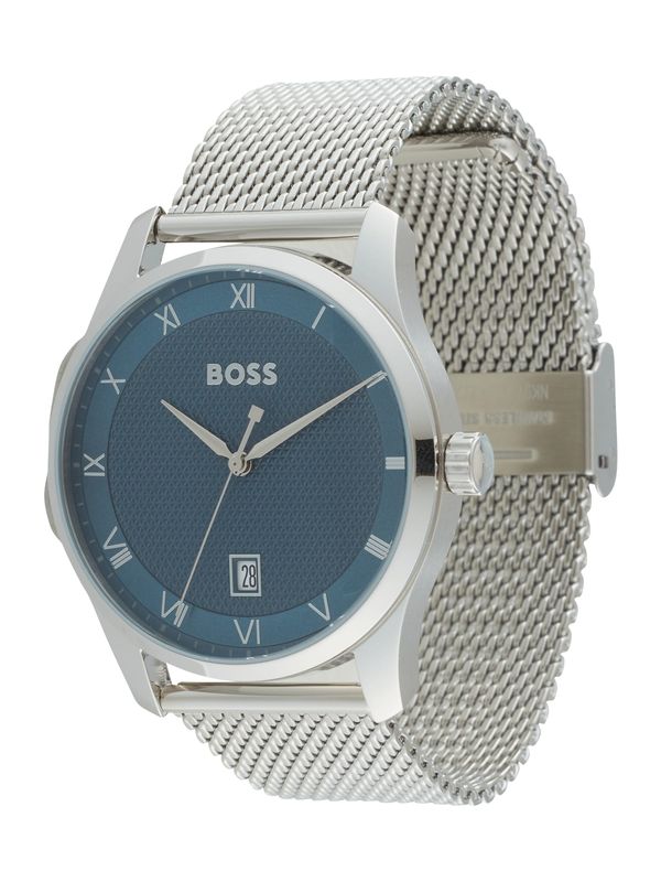 BOSS Black BOSS Black Analogni sat  mornarsko plava / srebro