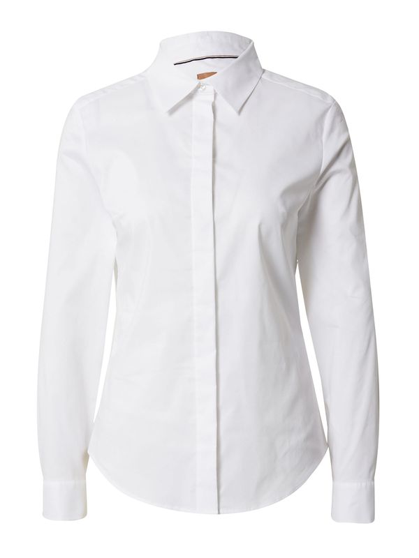 BOSS Black BOSS Black Bluza 'BEAMARA'  bijela