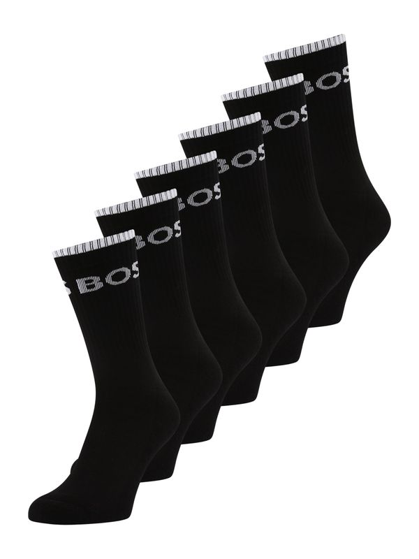 Boss BOSS Black Čarape  siva / crna / bijela