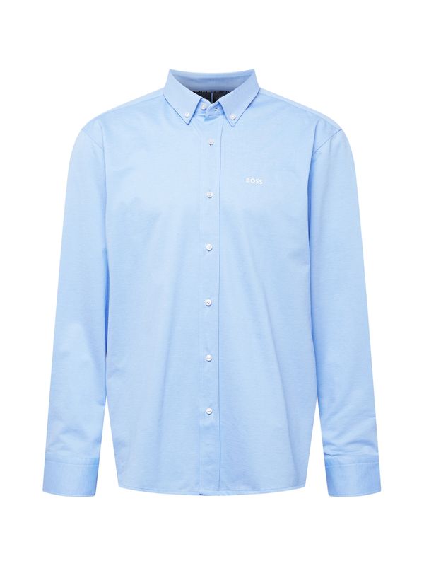 BOSS Black BOSS Black Košulja 'JOE'  svijetloplava / bijela