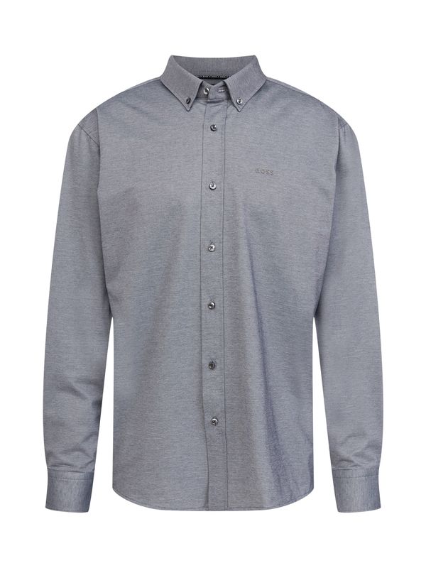 BOSS Black BOSS Black Košulja 'Joe'  tamo siva