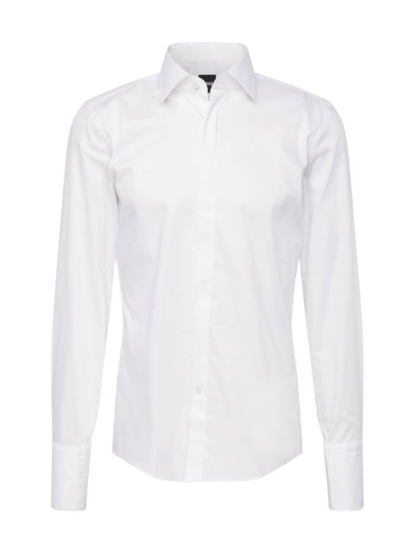 BOSS Black BOSS Black Poslovna košulja 'H-HANK-TUX1'  bijela