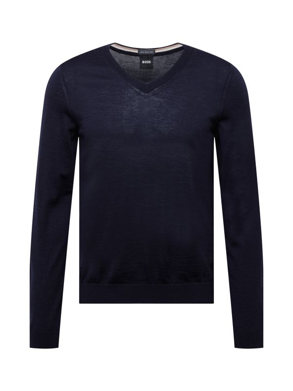 BOSS Black BOSS Black Pulover 'Melba'  tamno plava