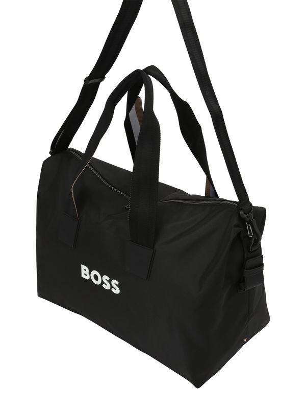 BOSS Black BOSS Black Vikend torba 'Catch 3.0 Holdall'  crna / bijela