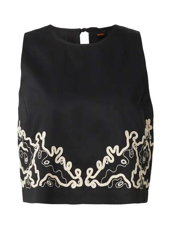 Boss BOSS Bluza 'Balemba'  pijesak / crna