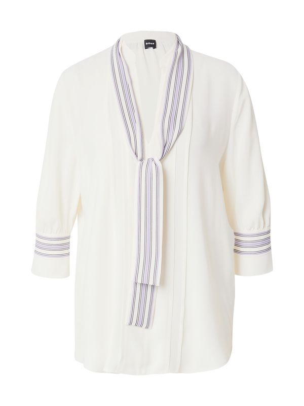 BOSS BOSS Bluza  svijetloljubičasta / bijela