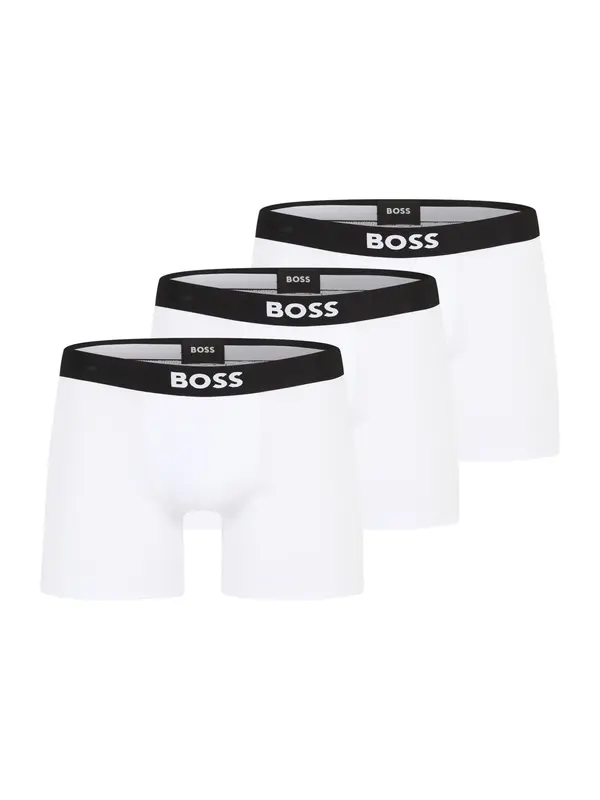 BOSS BOSS Bokserice  crna / bijela