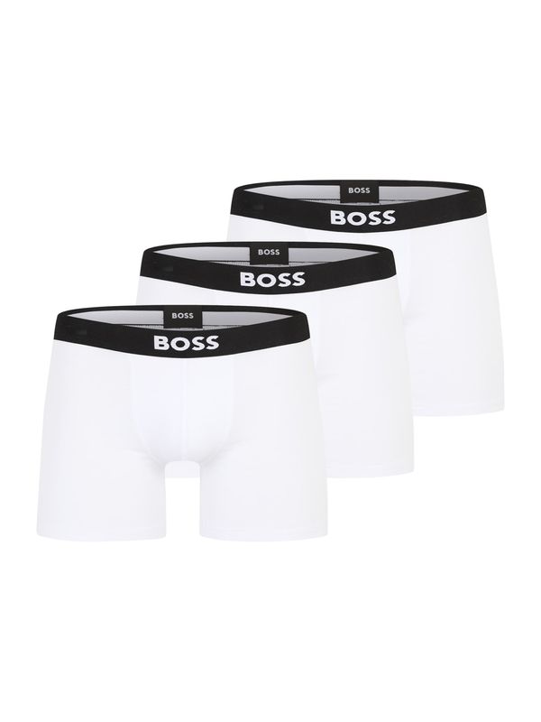 BOSS BOSS Bokserice  crna / bijela