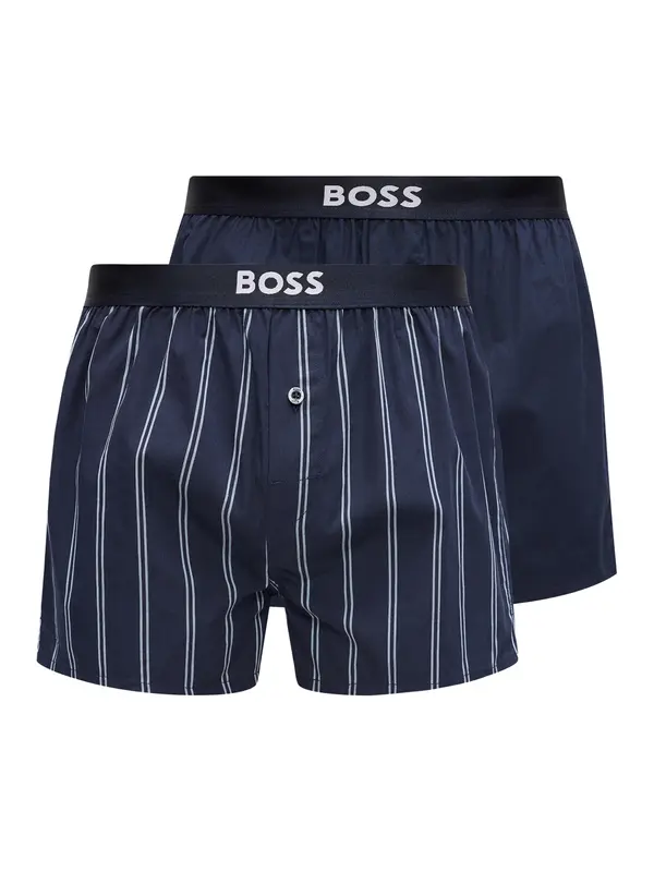 BOSS BOSS Bokserice  mornarsko plava / bijela