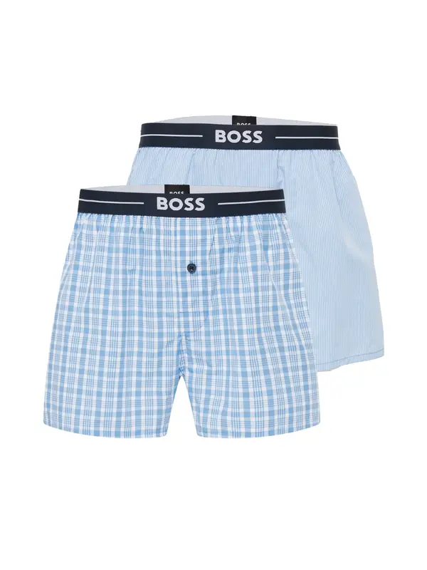 BOSS BOSS Bokserice 'Nos'  sivkasto plava / noćno plava / svijetloplava / bijela