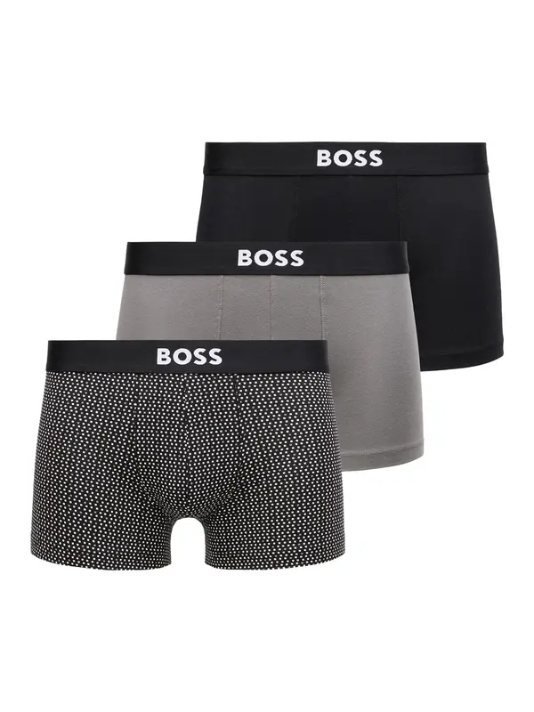 BOSS BOSS Bokserice 'ONE'  kameno siva / crna / bijela