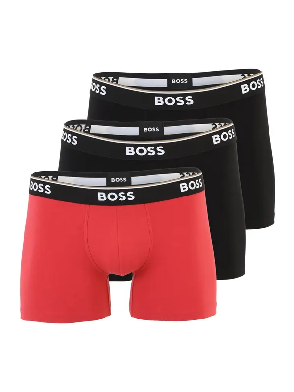 Boss BOSS Bokserice 'Power'  crvena / crna / bijela