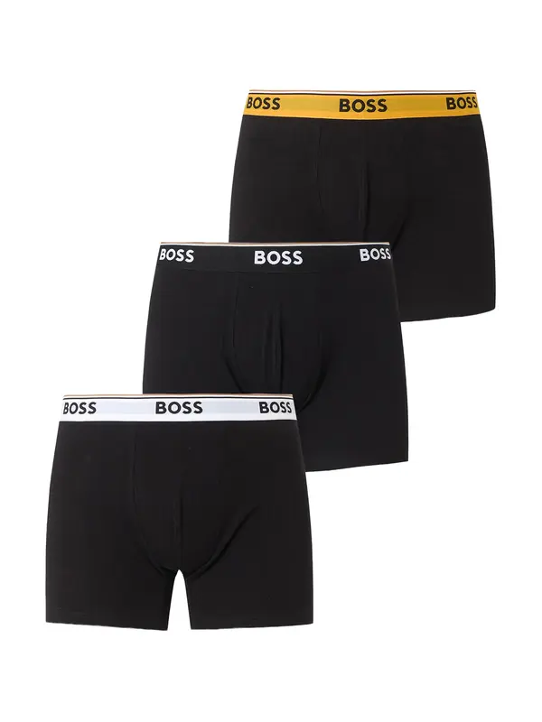 BOSS BOSS Bokserice 'Power'  pastelno plava / narančasto žuta / crna / bijela