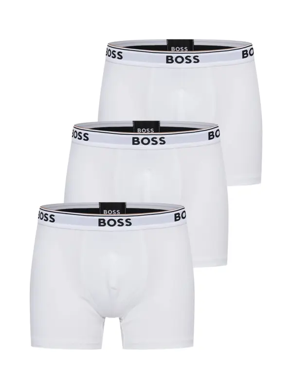 BOSS BOSS Bokserice 'Power'  smeđa / srebrno siva / crna / bijela