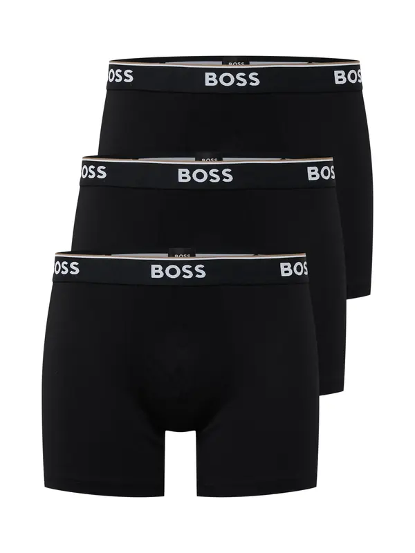 BOSS BOSS Bokserice 'Power'  svijetlosmeđa / crna / bijela