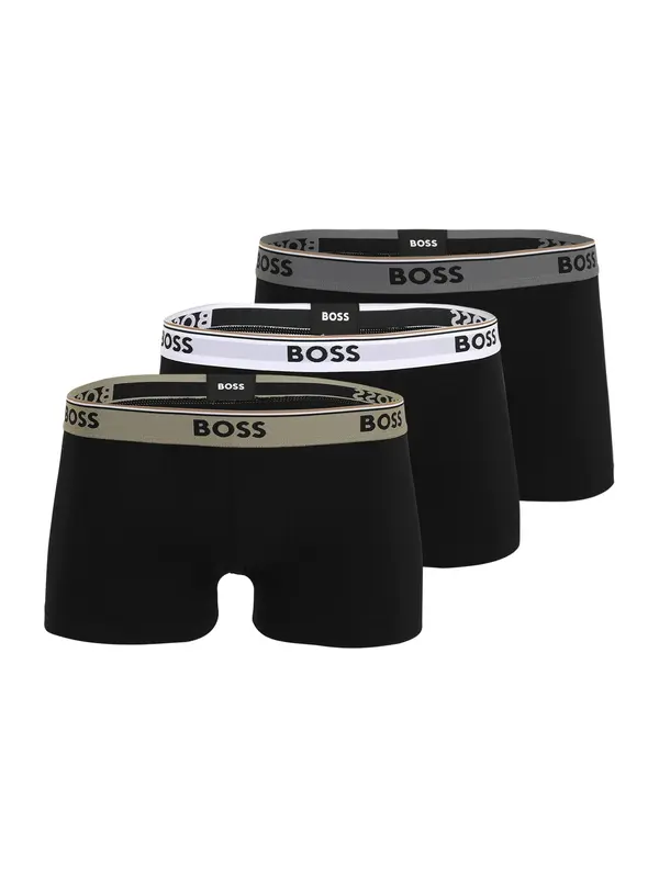 Boss BOSS Bokserice  tamo siva / maslinasta / crna / bijela