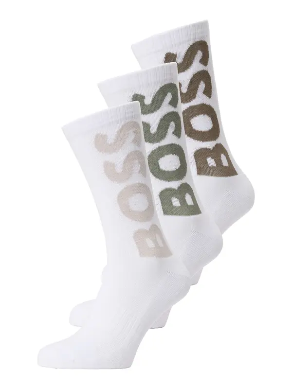 BOSS BOSS Čarape  bež / smeđa / maslinasta / bijela