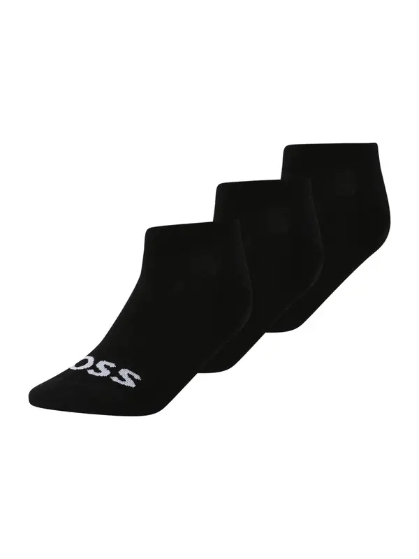 BOSS BOSS Čarape  crna / bijela