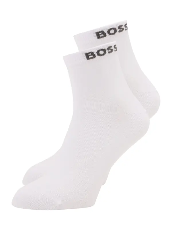 BOSS BOSS Čarape  crna / bijela