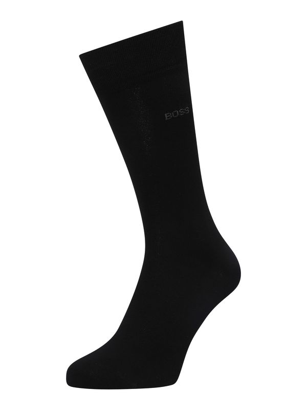 BOSS BOSS Čarape 'Edward'  siva / crna