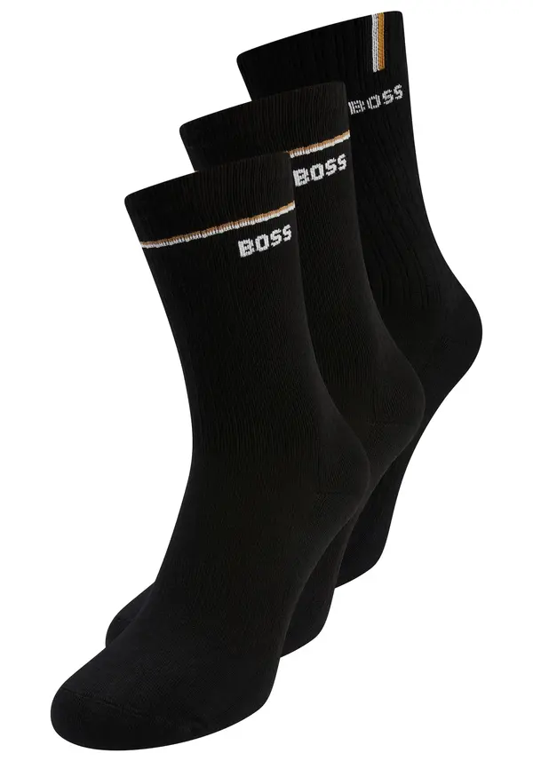 Boss BOSS Čarape  karamela / crna / bijela