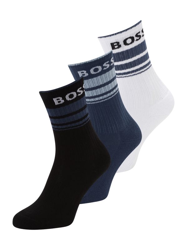 BOSS BOSS Čarape  mornarsko plava / golublje plava / crna / bijela