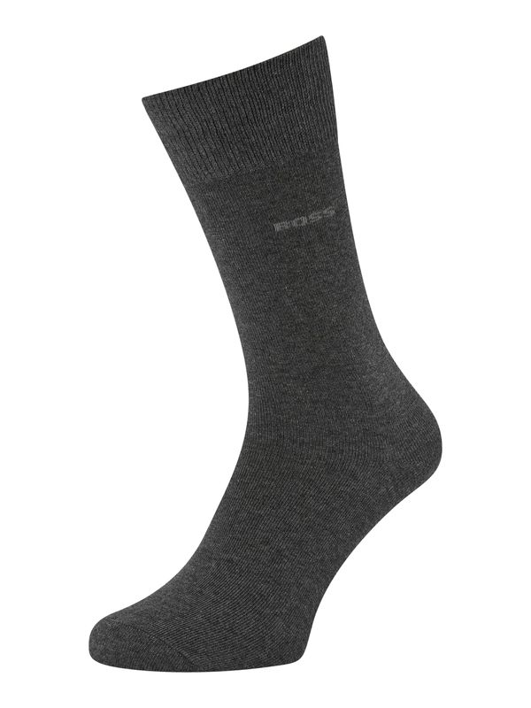 BOSS BOSS Čarape  siva / tamo siva