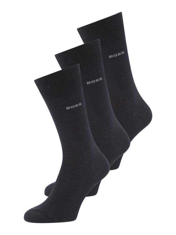 BOSS BOSS Čarape  tamno plava / siva