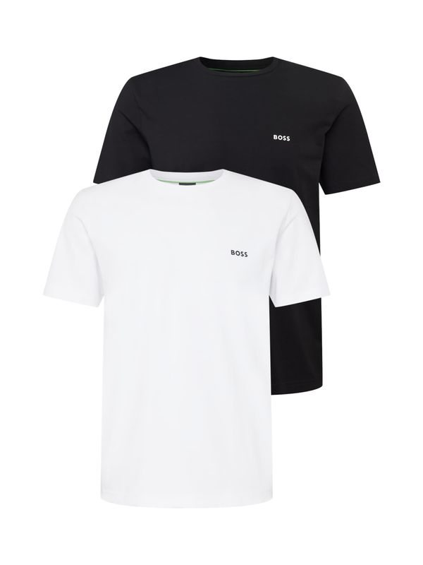 BOSS Green BOSS Green Majica  crna / bijela