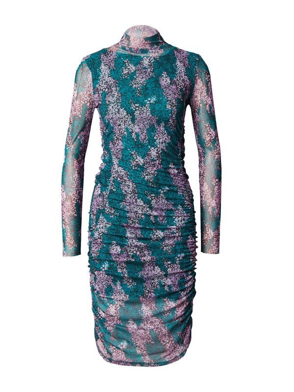 BOSS BOSS Haljina 'Eniza'  cijan plava / svijetloplava / svijetloljubičasta / crna