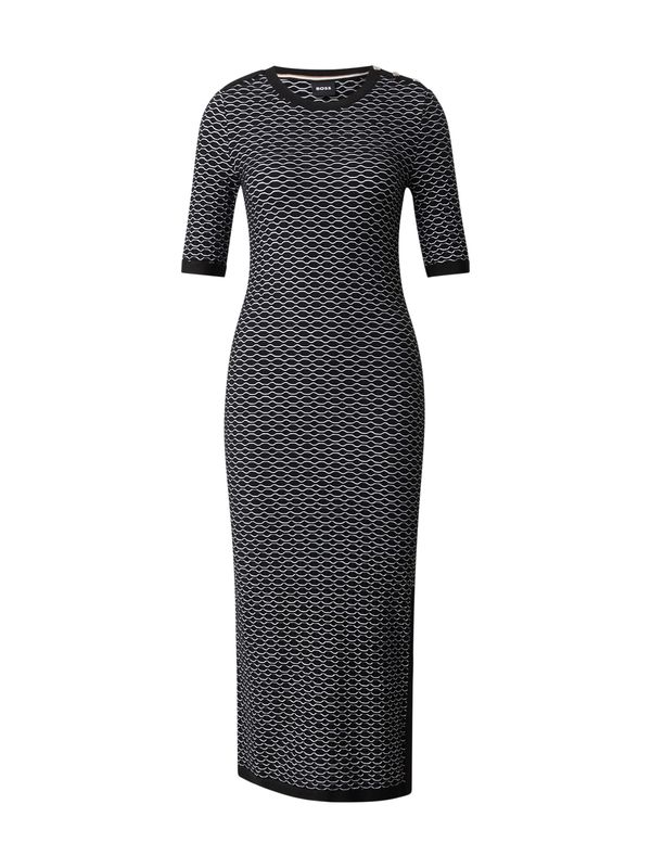 BOSS BOSS Haljina 'Etanah'  crna / bijela