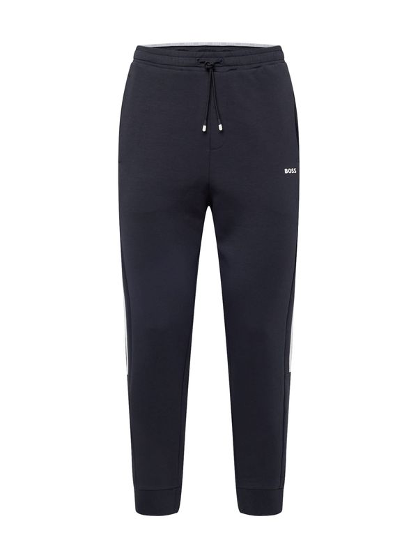 BOSS BOSS Hlače 'Hadikonos'  tamno plava / bijela