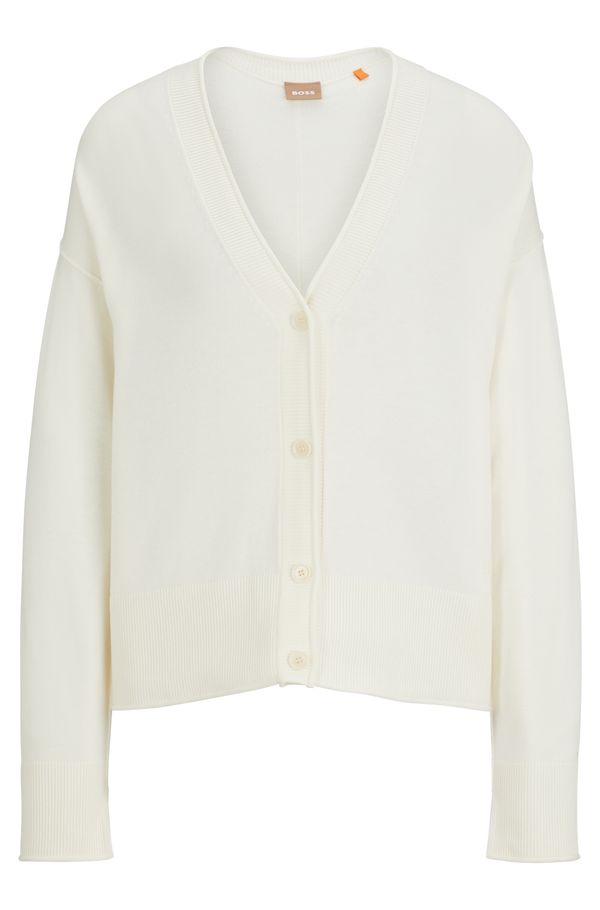 BOSS BOSS Kardigan  prljavo bijela