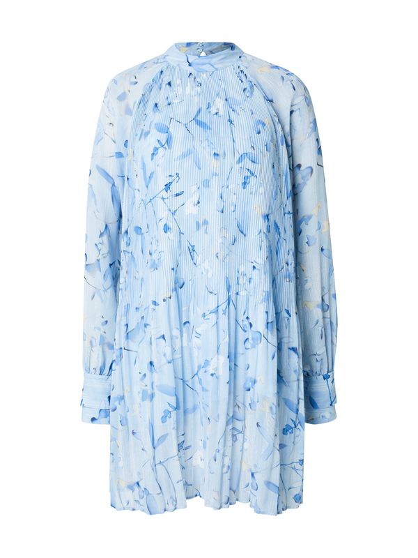 BOSS BOSS Koktel haljina 'Dolumi'  toplo smeđa / morsko plava / kraljevsko plava / pastelno plava