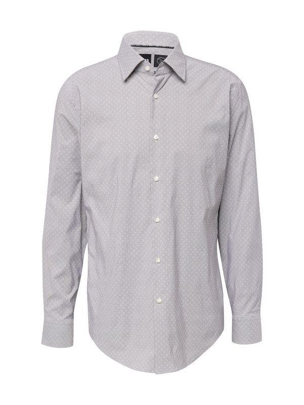 BOSS BOSS Košulja 'HANK'  siva / bijela