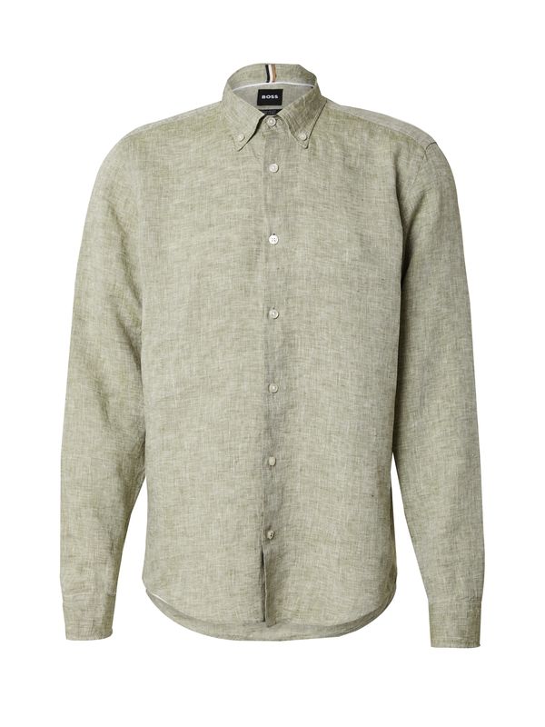 BOSS BOSS Košulja 'LIAM'  zelena melange