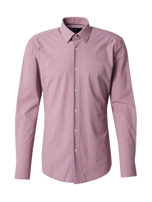 BOSS BOSS Košulja 'P-HANK'  fuksija / bijela