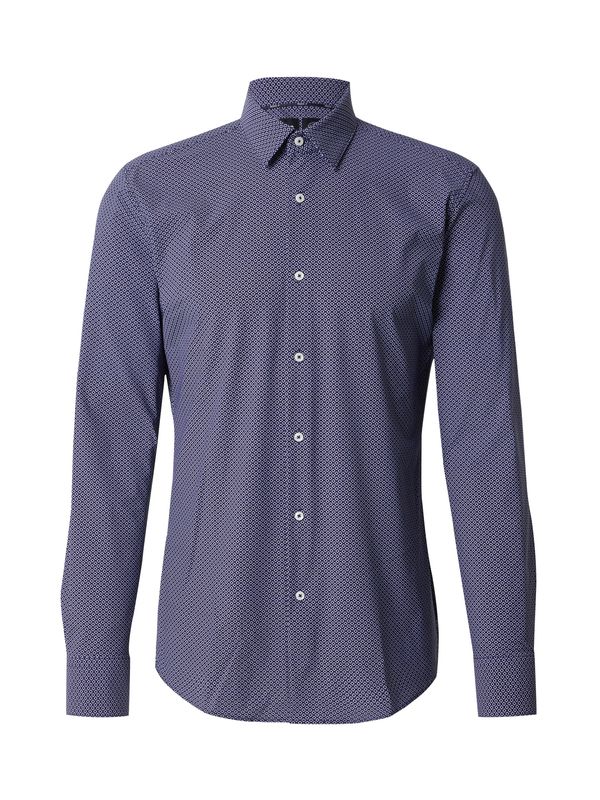 BOSS BOSS Košulja 'P-HANK'  morsko plava / bijela