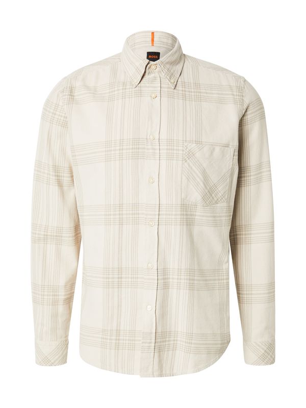 BOSS BOSS Košulja 'Rickert_M'  bež / tamno bež