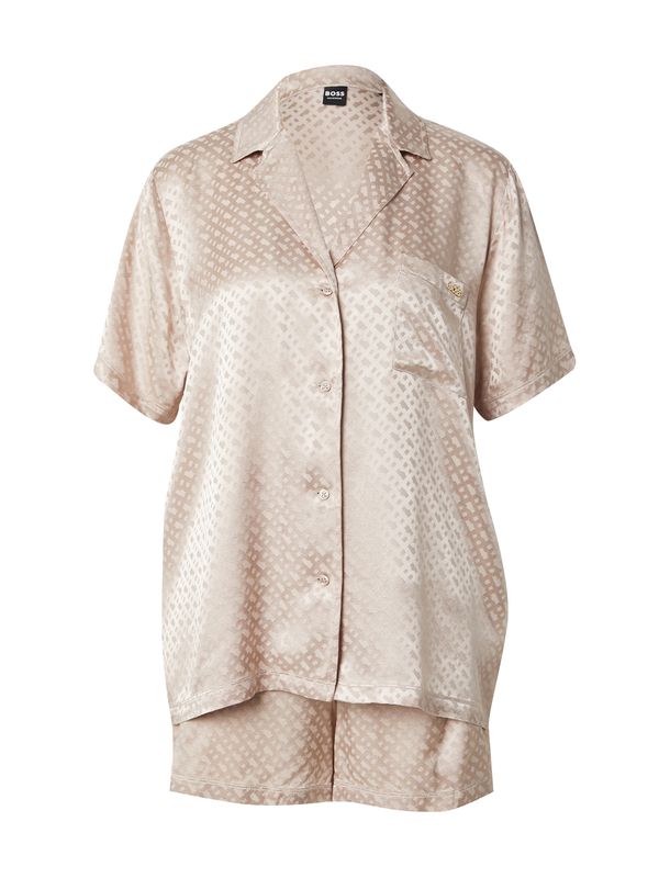 BOSS BOSS Kratke hlače za spavanje  bež